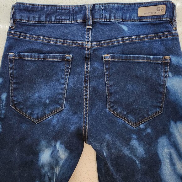 Tie Dyed Denim Jeggings Super Soft - Picture 4 of 13
